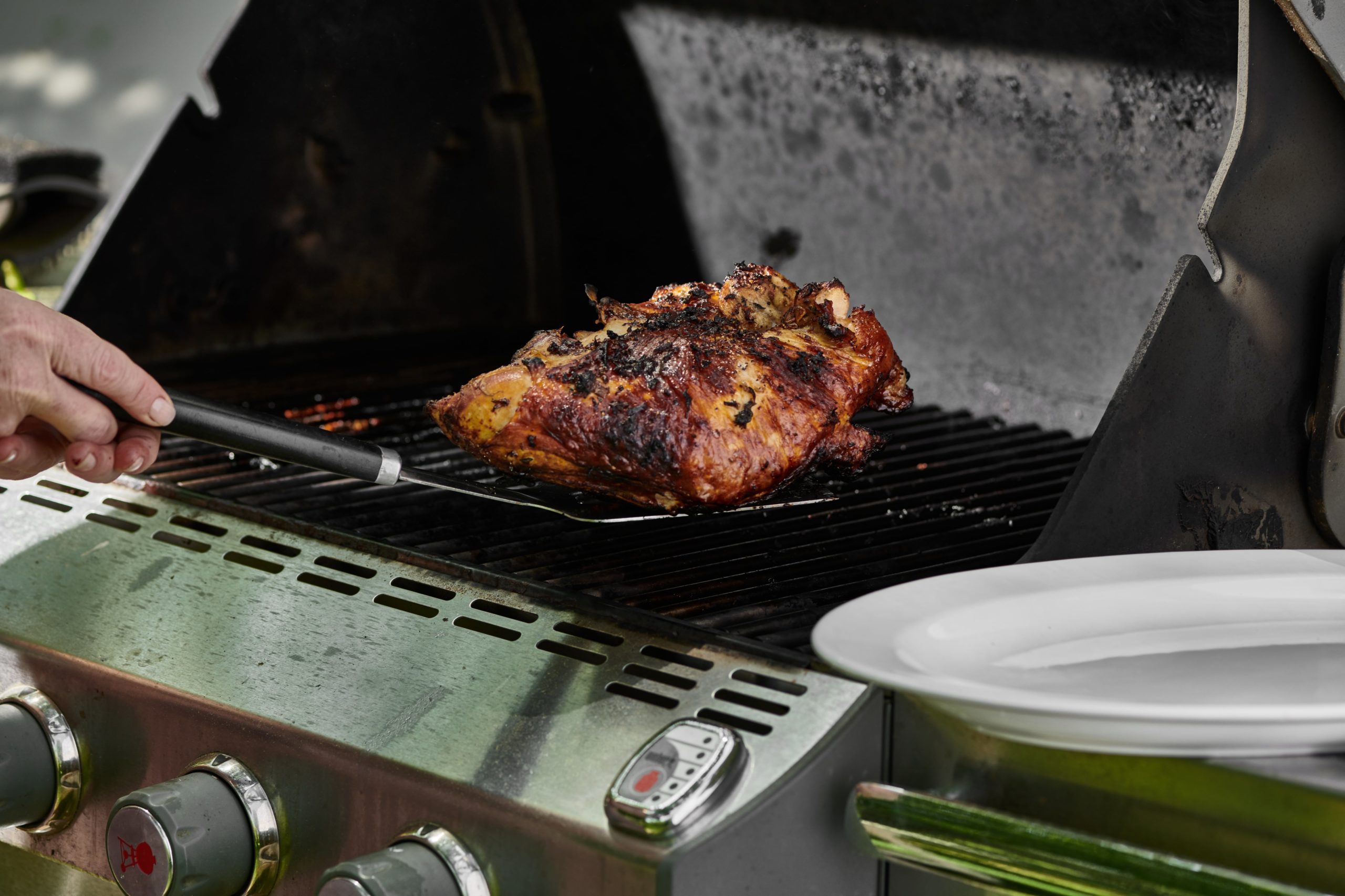 how to smoke a turkey breast on a gas grill