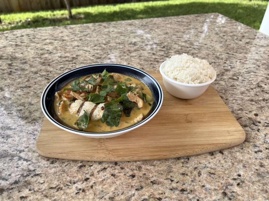 Grilled Turkey Red Thai Curry