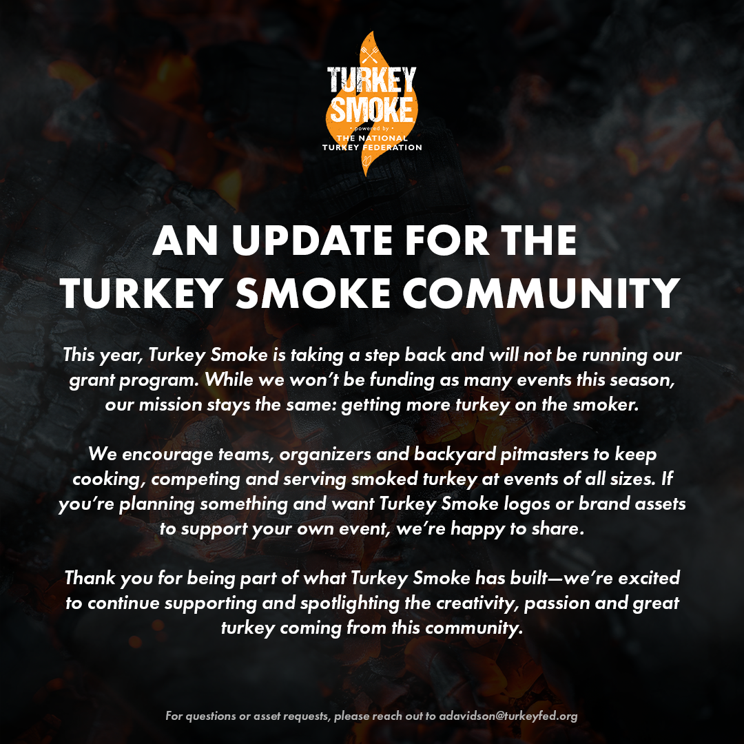 Turkey Smoke community update announcement